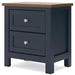 Ashley Express - Landocken Two Drawer Night Stand - Walo Furniture