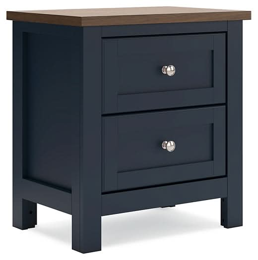 Ashley Express - Landocken Two Drawer Night Stand - Walo Furniture