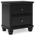 Ashley Express - Lanolee Two Drawer Night Stand - Walo Furniture