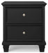 Ashley Express - Lanolee Two Drawer Night Stand - Walo Furniture