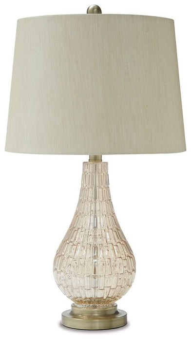 Ashley Express - Latoya Glass Table Lamp (1/CN) - Walo Furniture