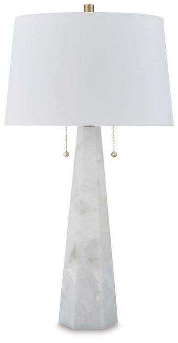 Ashley Express - Laurellen Alabaster Table Lamp (1/CN) - Walo Furniture