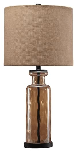 Ashley Express - Laurentia Glass Table Lamp (1/CN) - Walo Furniture