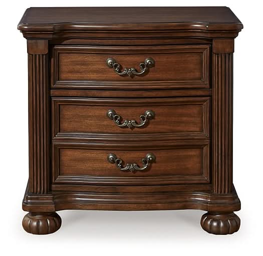 Ashley Express - Lavinton Three Drawer Night Stand - Walo Furniture