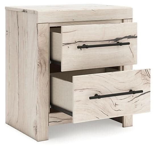 Ashley Express - Lawroy Two Drawer Night Stand - Walo Furniture