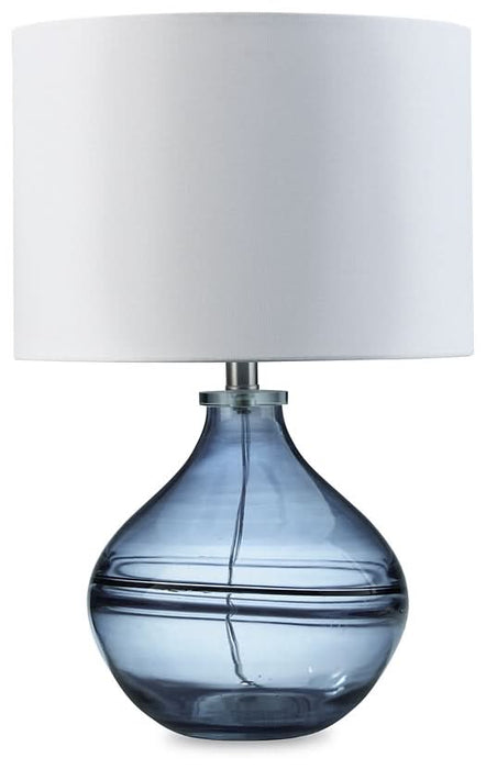 Ashley Express - Lemmitt Glass Table Lamp (1/CN) - Walo Furniture