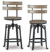 Ashley Express - Lesterton Counter Height Dining Table and 2 Barstools - Walo Furniture