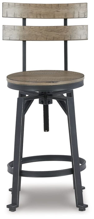 Ashley Express - Lesterton Swivel Barstool (2/CN) - Walo Furniture