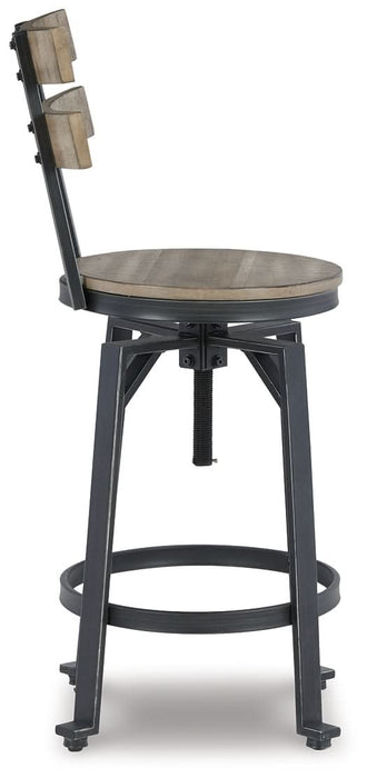 Ashley Express - Lesterton Swivel Barstool (2/CN) - Walo Furniture