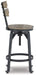 Ashley Express - Lesterton Swivel Barstool (2/CN) - Walo Furniture