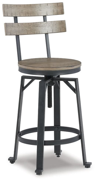 Ashley Express - Lesterton Swivel Barstool (2/CN) - Walo Furniture