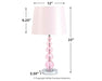 Ashley Express - Letty Crystal Table Lamp (1/CN) - Walo Furniture