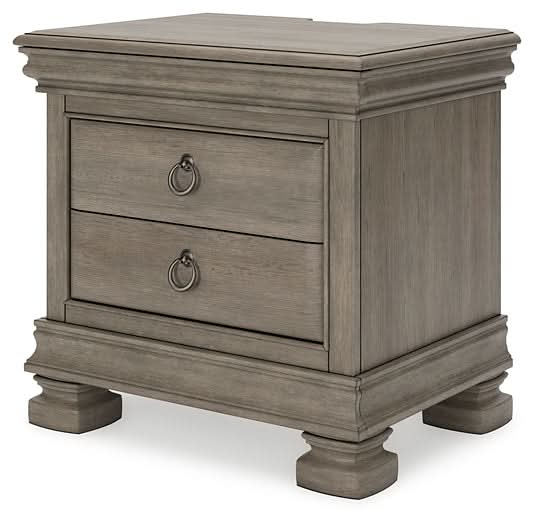 Ashley Express - Lexorne Three Drawer Night Stand - Walo Furniture