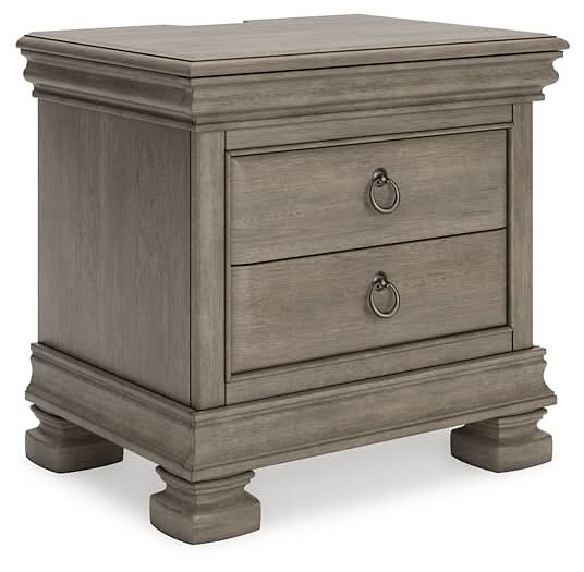 Ashley Express - Lexorne Three Drawer Night Stand - Walo Furniture