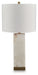 Ashley Express - Linderfield Alabaster Table Lamp (1/CN) - Walo Furniture