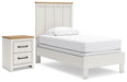 Ashley Express - Linnocreek Twin Panel Bed with Nightstand - Walo Furniture