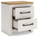 Ashley Express - Linnocreek Two Drawer Night Stand - Walo Furniture