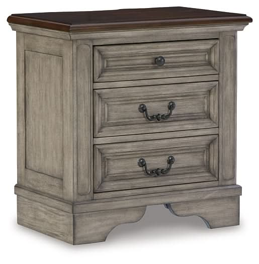 Ashley Express - Lodenbay Three Drawer Night Stand - Walo Furniture