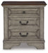 Ashley Express - Lodenbay Three Drawer Night Stand - Walo Furniture