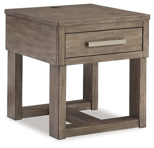 Ashley Express - Loyaska Rectangular End Table - Walo Furniture