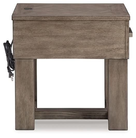 Ashley Express - Loyaska Rectangular End Table - Walo Furniture