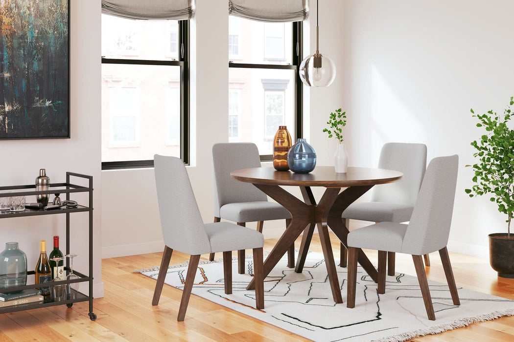 Ashley Express - Lyncott Dining Table and 4 Chairs - Walo Furniture