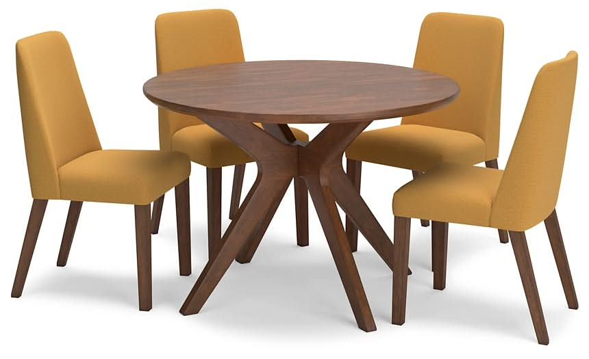 Ashley Express - Lyncott Dining Table and 4 Chairs - Walo Furniture