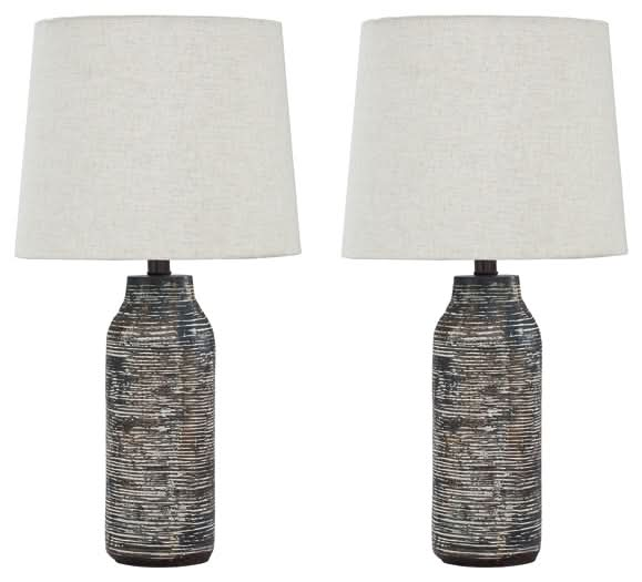 Ashley Express - Mahima Paper Table Lamp (2/CN) - Walo Furniture