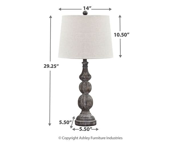 Ashley Express - Mair Poly Table Lamp (2/CN) - Walo Furniture