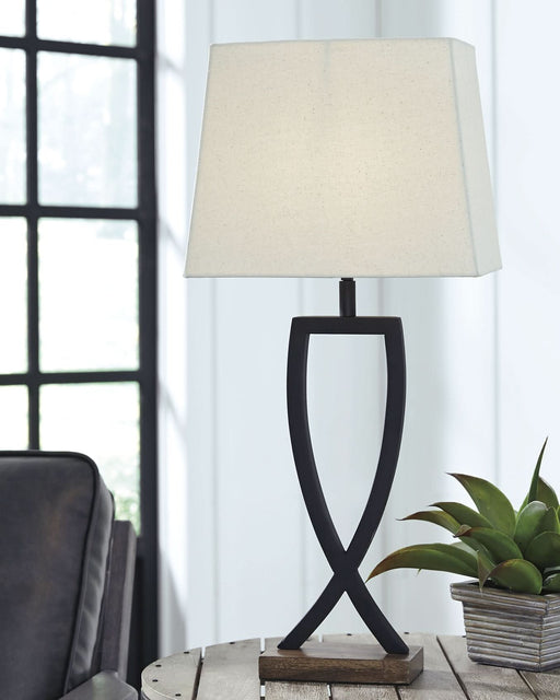 Ashley Express - Makara Metal Table Lamp (2/CN) - Walo Furniture