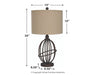 Ashley Express - Manasa Metal Table Lamp (1/CN) - Walo Furniture