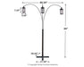 Ashley Express - Maovesa Metal Arc Lamp (1/CN) - Walo Furniture