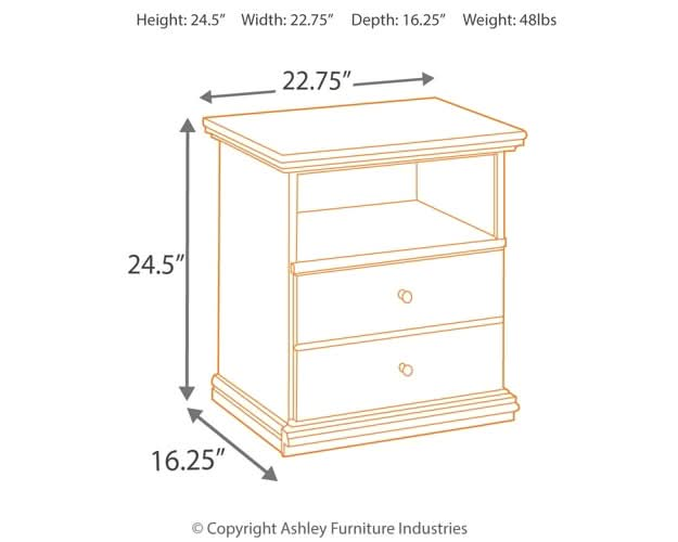 Ashley Express - Maribel One Drawer Night Stand - Walo Furniture