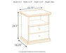 Ashley Express - Maribel One Drawer Night Stand - Walo Furniture