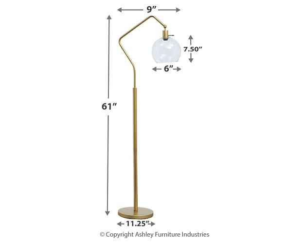 Ashley Express - Marilee Metal Floor Lamp (1/CN) - Walo Furniture