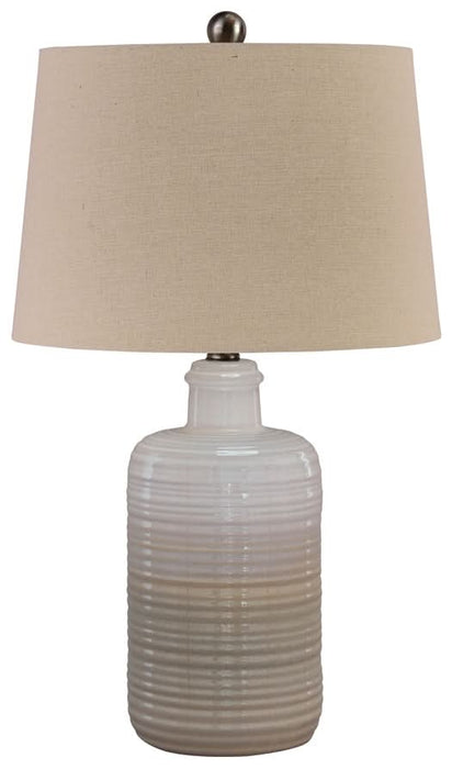 Ashley Express - Marnina Ceramic Table Lamp (2/CN) - Walo Furniture