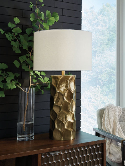 Ashley Express - Marshawn Metal Table Lamp (1/CN) - Walo Furniture