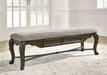 Ashley Express - Maylee Upholstered Storage Bench - Walo Furniture