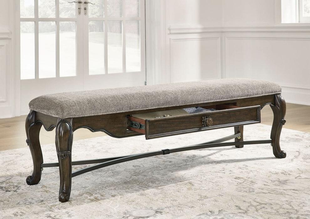 Ashley Express - Maylee Upholstered Storage Bench - Walo Furniture