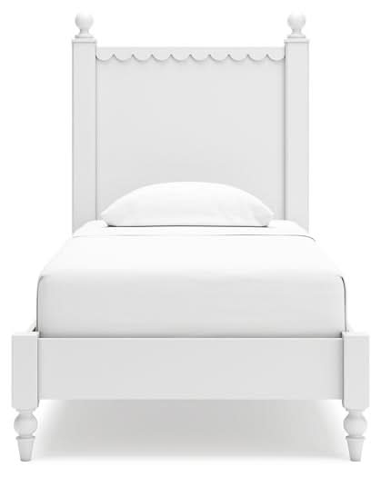 Ashley Express - Mollviney Twin Panel Bed with Nightstand - Walo Furniture