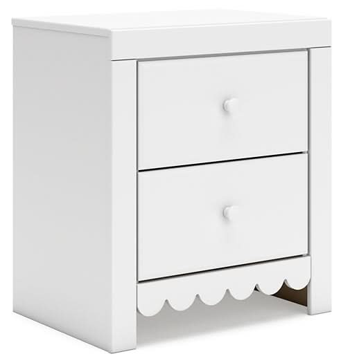 Ashley Express - Mollviney Two Drawer Night Stand - Walo Furniture