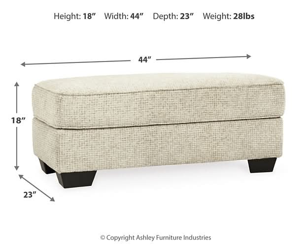 Ashley Express - Monaghan Ottoman - Walo Furniture