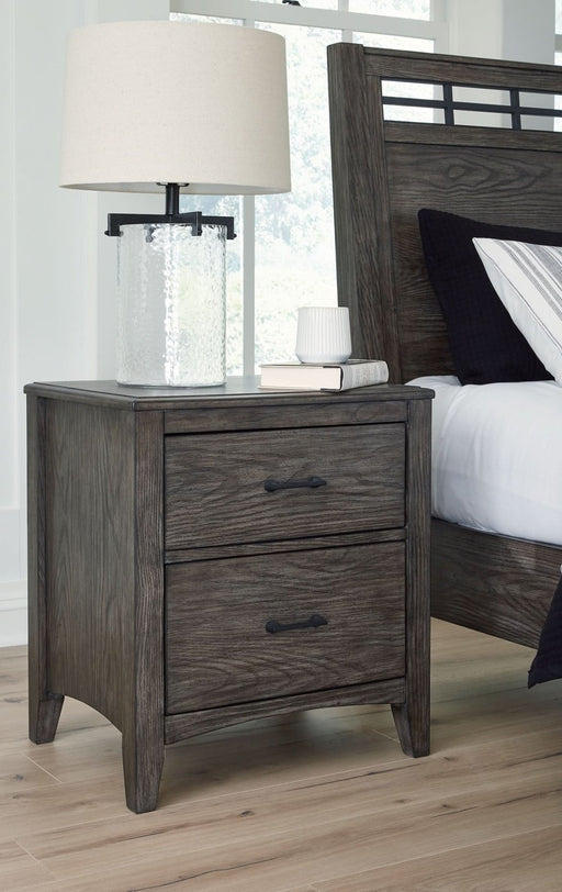 Ashley Express - Montillan Two Drawer Night Stand - Walo Furniture