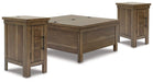 Ashley Express - Moriville Coffee Table with 2 End Tables - Walo Furniture