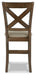 Ashley Express - Moriville Upholstered Barstool (2/CN) - Walo Furniture