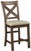 Ashley Express - Moriville Upholstered Barstool (2/CN) - Walo Furniture