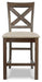 Ashley Express - Moriville Upholstered Barstool (2/CN) - Walo Furniture