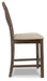 Ashley Express - Moriville Upholstered Barstool (2/CN) - Walo Furniture