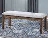 Ashley Express - Moriville Upholstered Bench - Walo Furniture