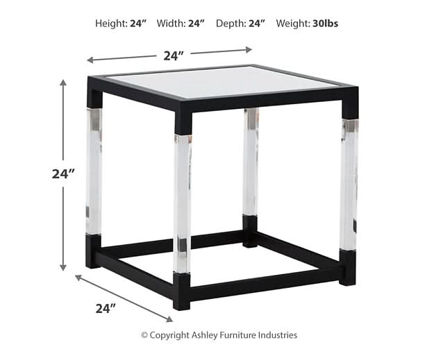 Ashley Express - Nallynx Square End Table - Walo Furniture